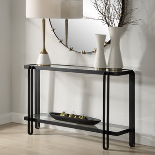 Uttermost - 24233 - Console Table - Shadow - Satin Black