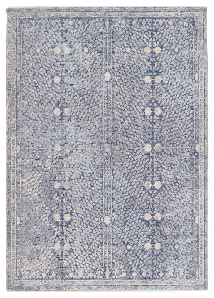 Jaipur Living Larkin Floral Area Rug, Blue/Light Gray, 6'x9'