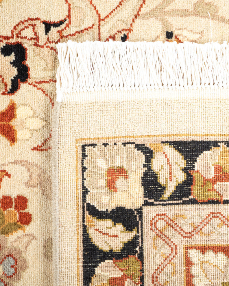 Vadodara, One-of-a-Kind Hand-Knotted Area Rug Ivory, 9'0"x12'5"
