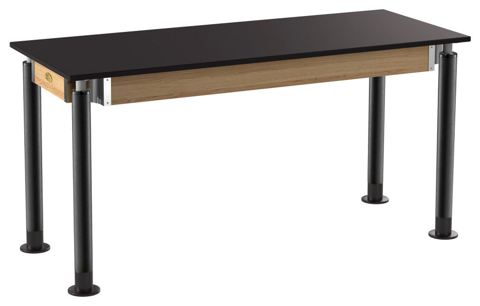 NPS Signature Science Lab Table, Black, 24 x 60, Phenolic Top