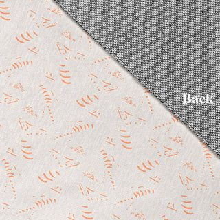 Muted Bongo Rug, Orange, 2'x3'