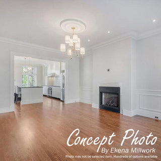 3 7/8"H x 1/2"P x 96"L Ashford Baseboard Moulding