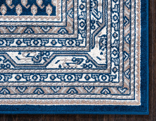 Unique Loom Blue Allover Williamsburg 4'x6' Area Rug