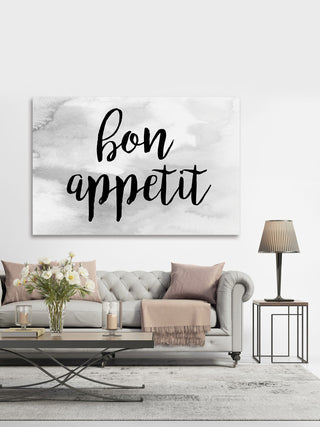 "Bon Appetit" Painting Print on Wrapped Canvas