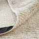 Weave & Wander Rheed Wool Rug, Ivory/Beige, 2ft x 3ft Rug