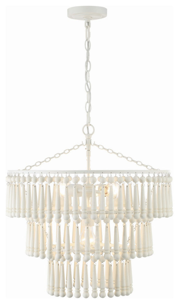 Tiana 3-Light Pendant, Matte White