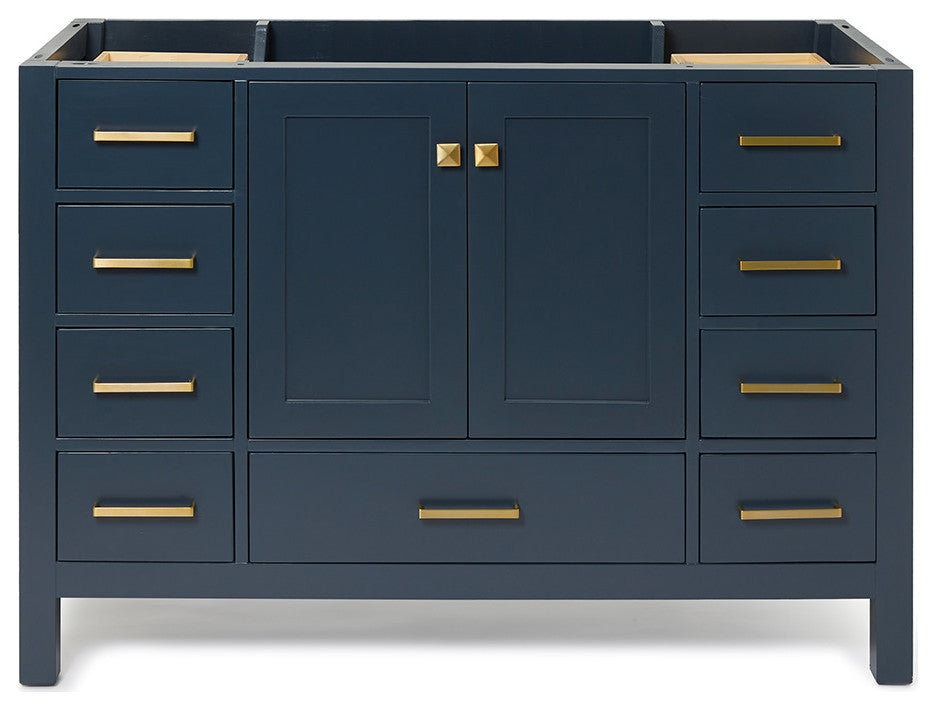 ARIEL Cambridge 48" Single Sink Bathroom Vanity Base Midnight Blue