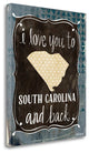 "South Carolina And Back" By Katie Doucette, Giclee Print on Gallery Wrap Canvas