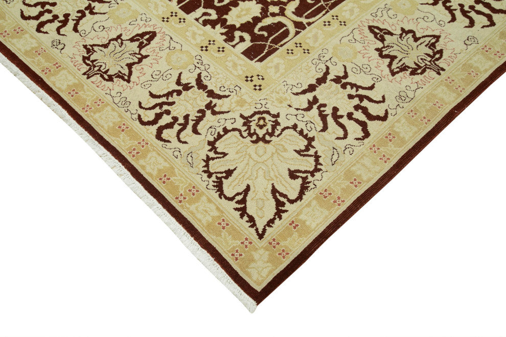 Rug N Carpet - Handwoven Oriental 9' 0" x 11' 7" One-of-a-Kind Oushak Area Rug