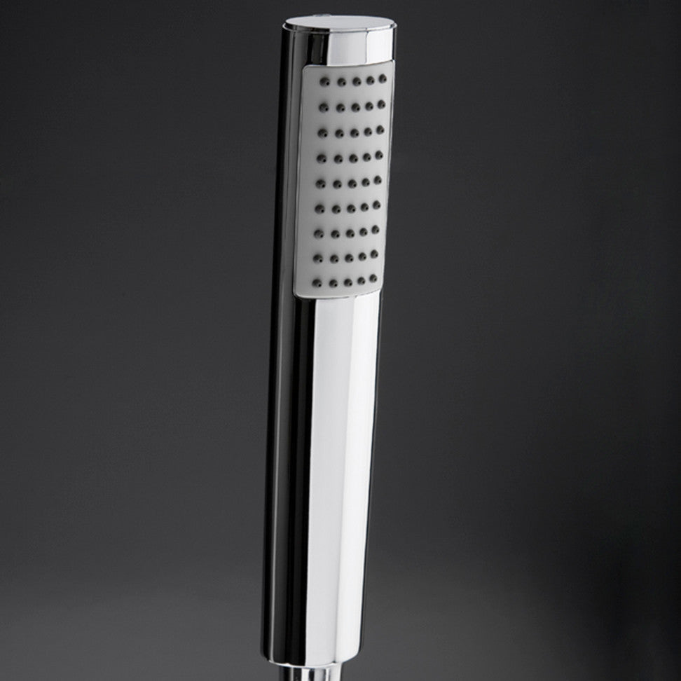 Lacava Perla Collection Hand-Held Oval Shower Head, Polished Chrome