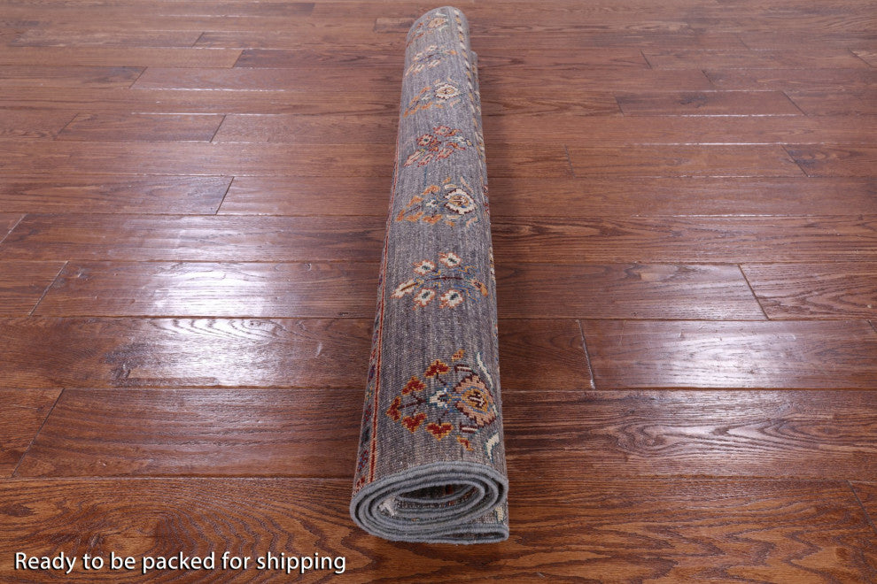 4' 1" X 6' 2" Handmade Super Kazak Khorjin Rug Q10087