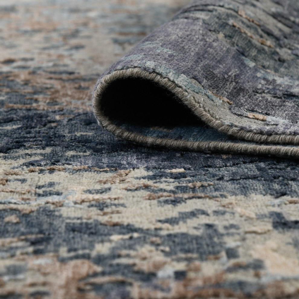 Serena Mindy Area Rug, Blue, 10' x 14', Abstract