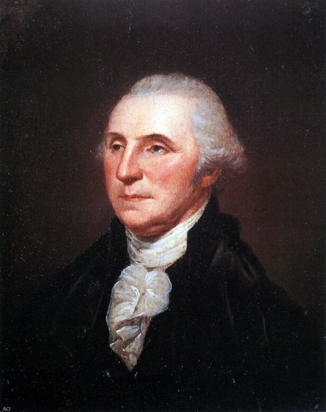 Charles Willson Peale George Washington, Gallery Wrapped Canvas Print, 20"x25"