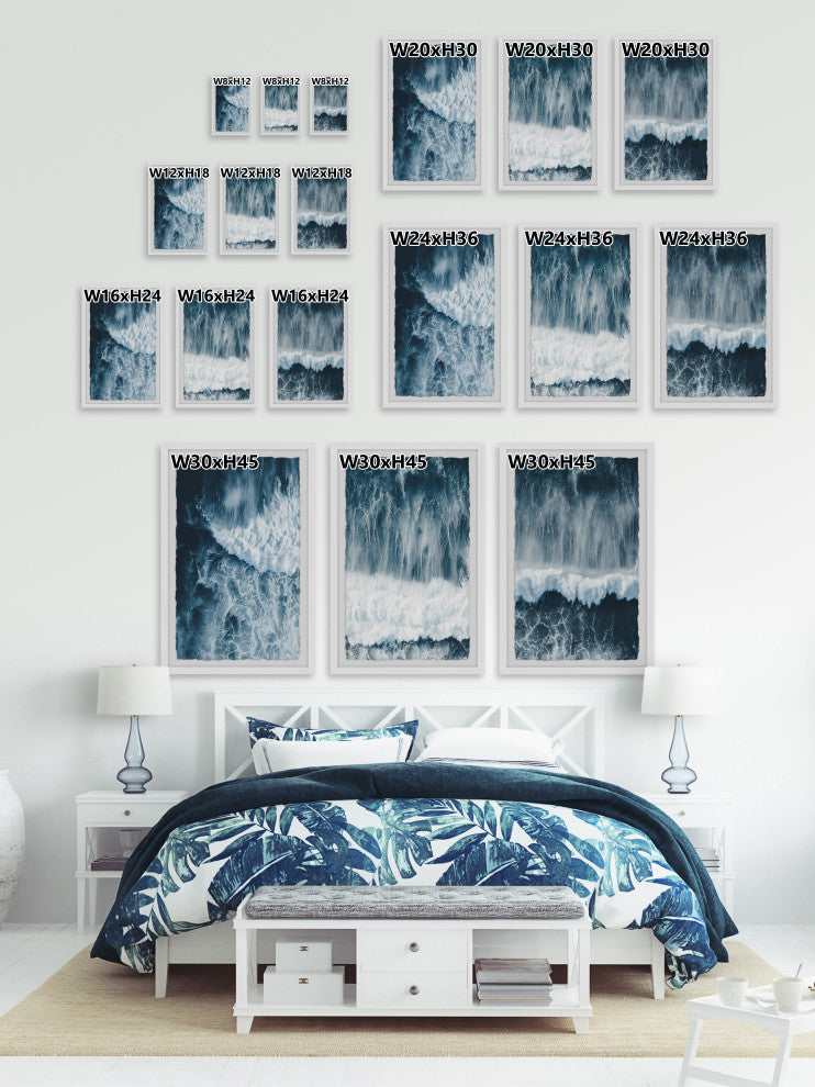 Wash Out Triptych, Set of 3, 12x18 Panels
