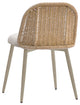 Alexa Cream Outdoor Dining Chair Cream
