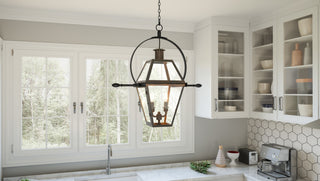 Quoizel RO2811 Rue De Royal 2 Light 11"W Pendant - Aged Copper