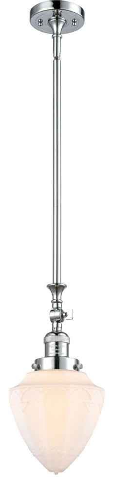 Innovations 206-PC-G661-7 1 Light Mini Pendant, Polished Chrome