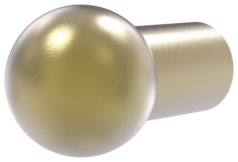 3/4" Cabinet Knob, Satin Brass