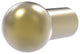 3/4" Cabinet Knob, Satin Brass