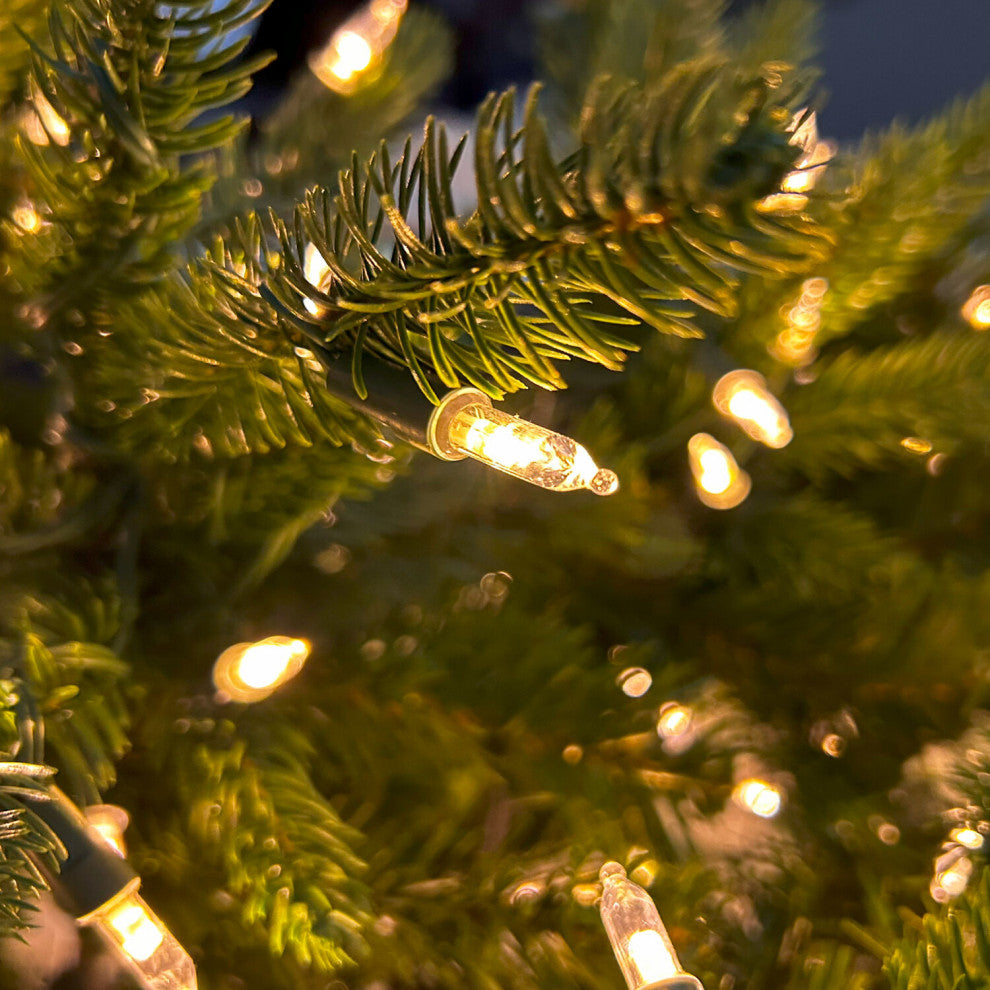 7.5-Ft. Oregon Pine Christmas Tree, Multi-Color LED String Lighting