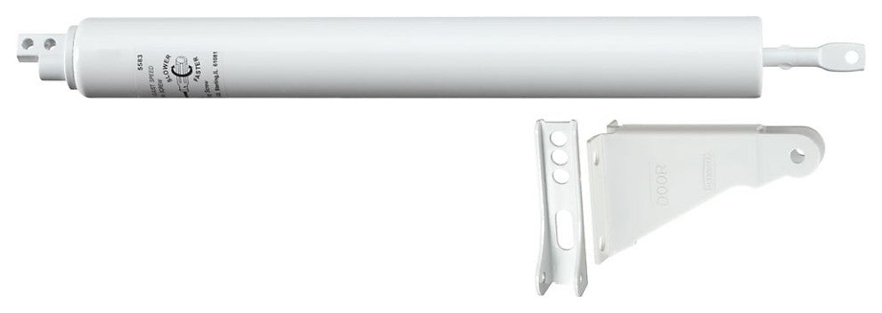 National Hardware N213-207 Adjustable Air Door Closer, White