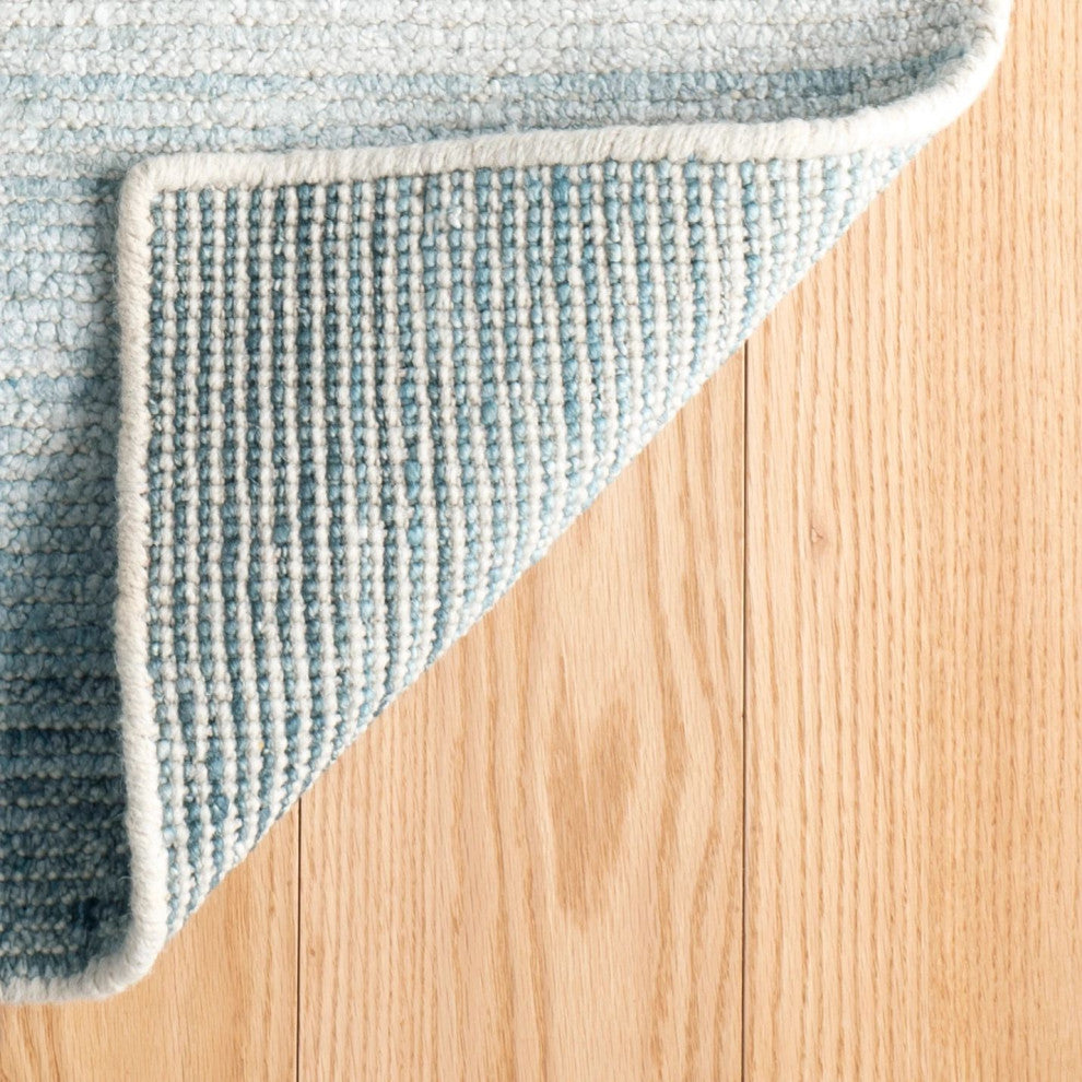 Dash & Albert Sky Moon Handwoven Cotton/Viscose Rug, Blue, 6' x 9'