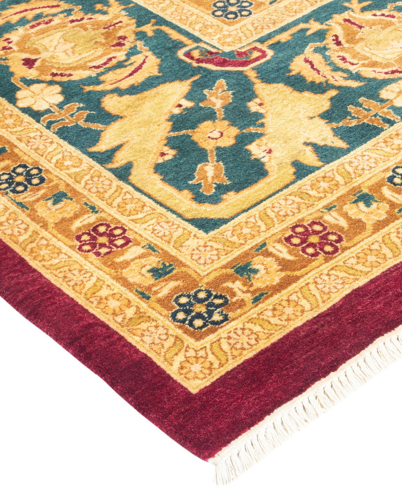 Mogul, One-of-a-Kind Hand-Knotted Area Rug Red, 9'4"x11'9"