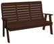Poly Winston Garden Bench, Tudor Brown, 4 Foot