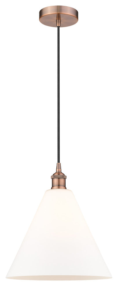 Innovations 616-1P-AC-GBC-121-LED 1-Light Mini Pendant, Antique Copper