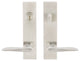 Ecco Lever, Tubular Entry, Single Cylinder, Right Hand, Satin Stainless Steel