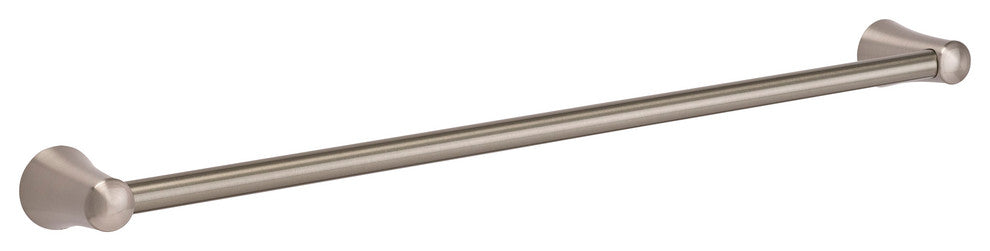 Column Bathroom Accessory Kit With Expandable Roll Paper Holder, Satin