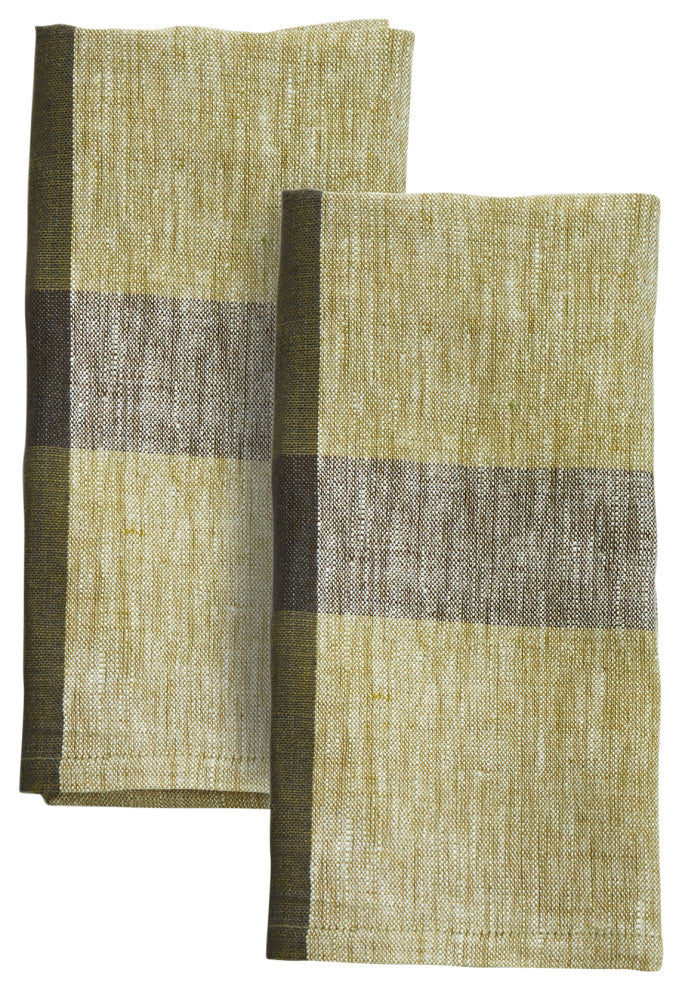 Rosemary Flax Linen Napkin Set of 2