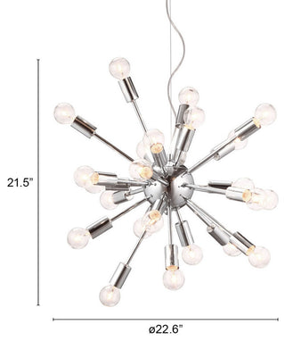 Pulsar Ceiling Lamp Chrome