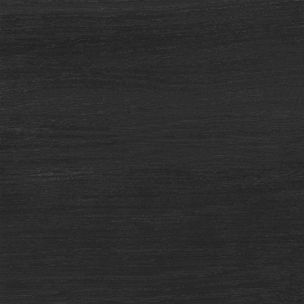 Annabelle 80" Gray Fabric Sofa with Black Wood Legs