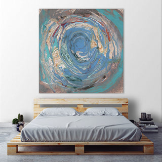 "Space Oddity I" Fine Art Giant Canvas Print, 84"x84"