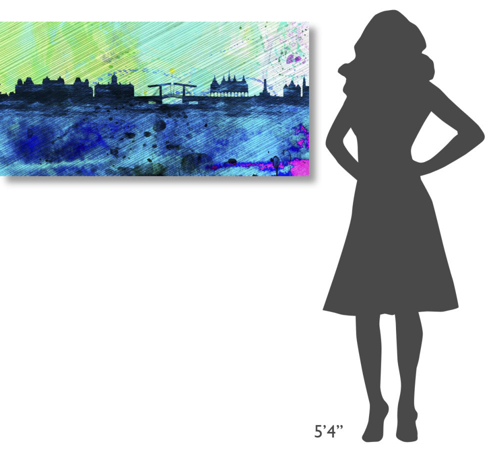 "Amsterdam City Skyline" Fine Art Print