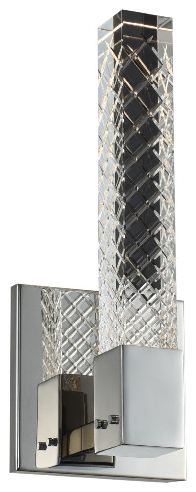 Apollo 5x12" 1-Light Modern, Chrome