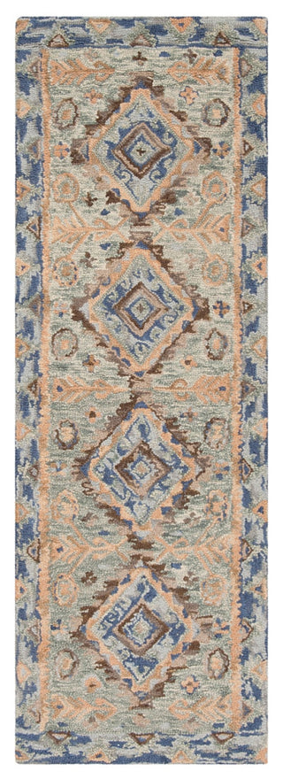 Safavieh Aspen Apn504A Rug, Blue/Beige, 2'3"x9'0" Runner