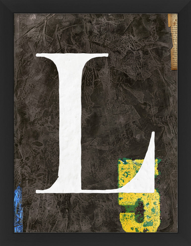 Alphabet "L", Giclee Reproduction Artwork