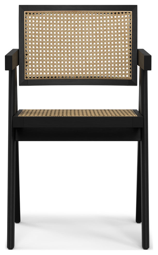 Regina Dining Armchair (Set of 2) in Black