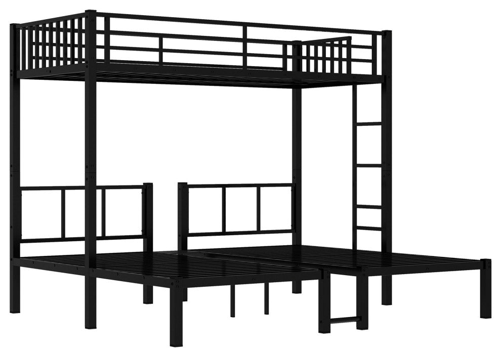 Gewnee Twin over Twin & Twin Bunk Beds for 3