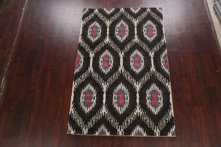 Abstract Contemporary Oriental Area Rug Hand-tufted Wool Carpet 5x8