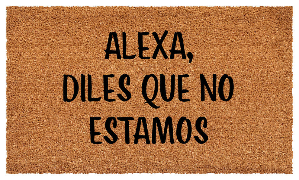 Calloway Mills Alexa, Diles Que No Estamos Spanish Doormat, 24"x36"