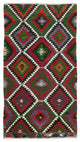 Rug N Carpet - Handwoven Oriental 4' 11'' x 9' 0'' Tribal Kilim Rug
