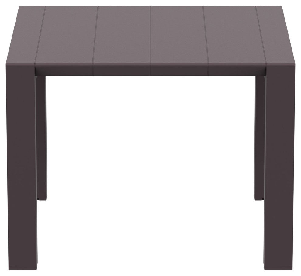Compamia Vegas 39"-55" Extendable Dining Table, Wicker Brown