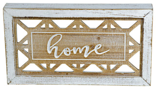 Wood Sign "Home"