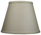 Fenchel Shades 6"x10"x8" Spider Attachment Empire Lamp Shade, Linen Stone