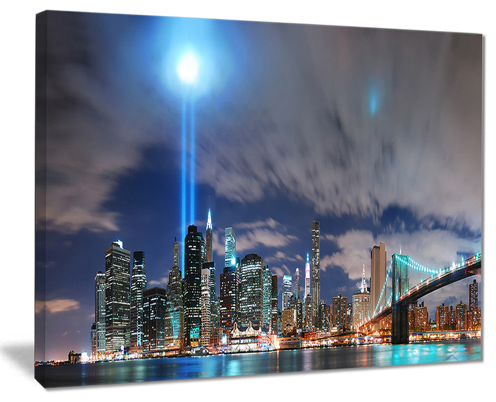 "Manhattan Panorama" Canvas Print