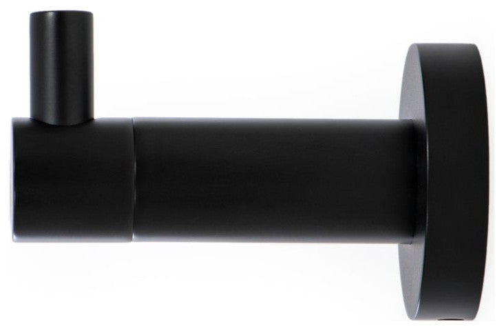 Italia Florence Series set of 2 Robe Hooks in Matte Black