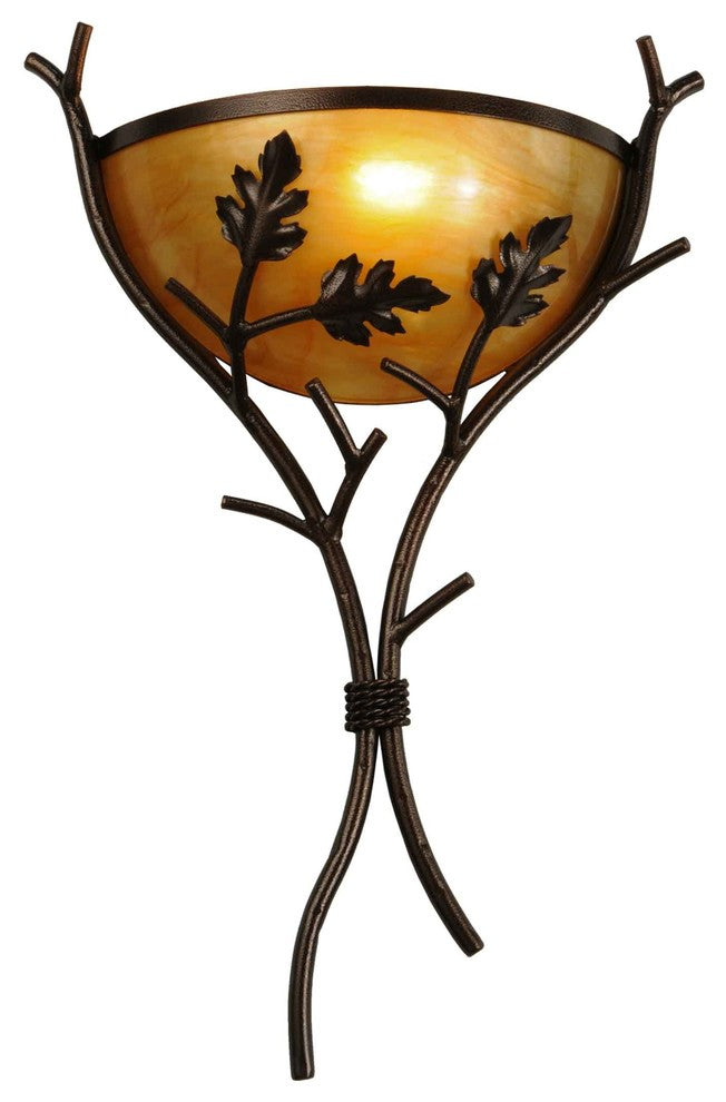 15W Oak Branch Wall Sconce